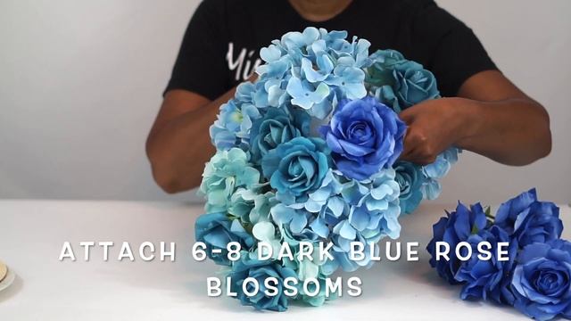DIY Something Blue Cascading Wedding Bouquet | Budget Wedding Ideas | DIY Tutorial смотреть онлайн