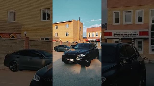 BMW X5 из белого в чёрный смотреть онлайн