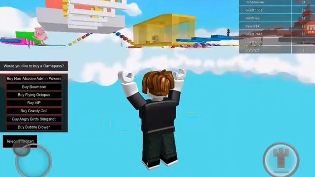 (ROBLOX) angry birds obby #1 смотреть онлайн