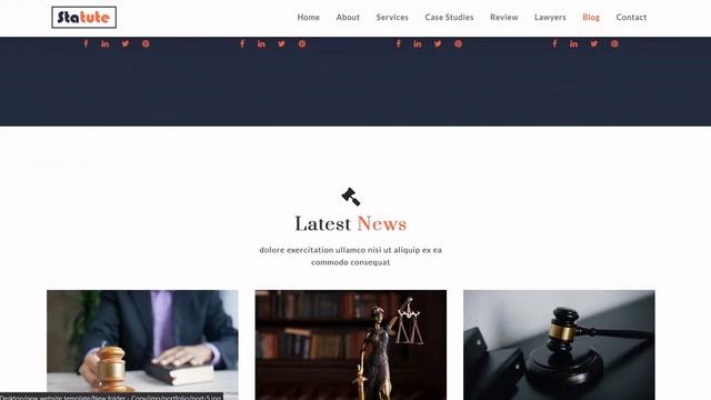 Statute - Lawyers and Law Firm HTML Template | Bootstrap Website Template смотреть онлайн