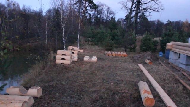 Технология укладки бревен в сруб... смотреть онлайн