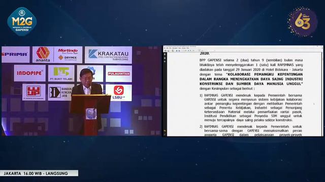 #13 SIDANG PARIPURNA II MUKERNAS GAPENSI 2022 - M2G смотреть онлайн