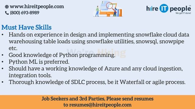 Machine Learning Jobs | PYTHON Jobs | Woonsocket, RI | Job ID: 35285 | смотреть онлайн