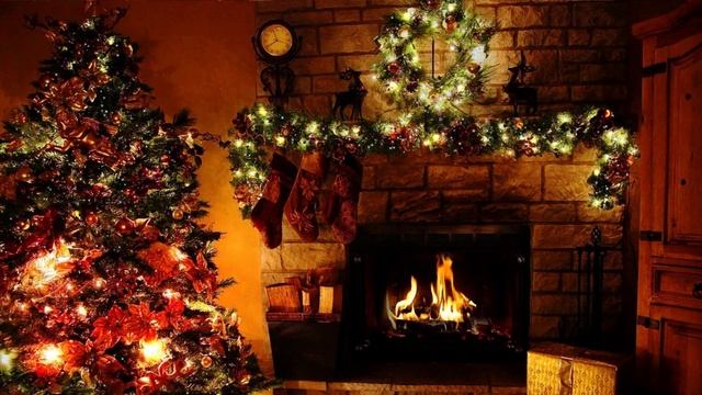 Cozy Christmas Melodies: Warm Holiday Music by the Fireplace with Crackling Sounds ??? смотреть онлайн