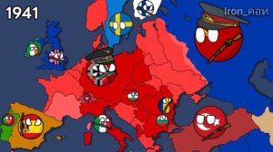 History of Europe (1900-2024) Countryballs Best version
