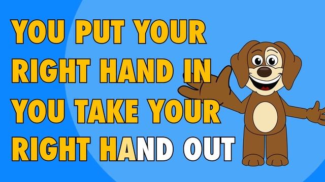 Hokey Pokey WITH LYRICS | Nursery Rhymes And Kids Songs смотреть онлайн