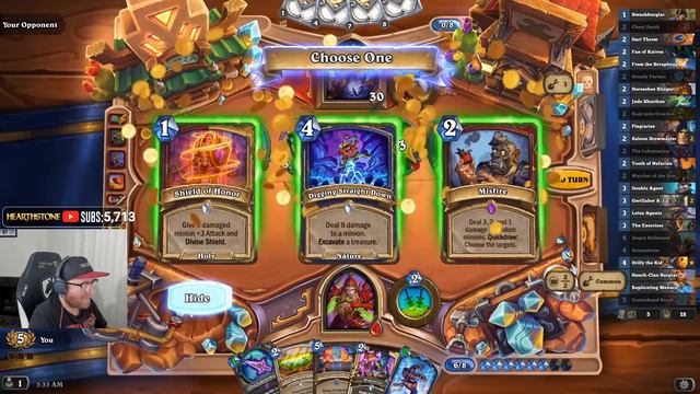 Actually The GREATEST Game Of HS Ever Played!  - Full Run - Hearthstone Arena
