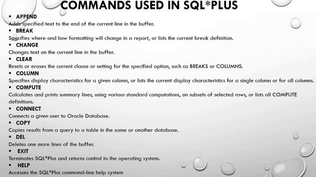 Lecture 3. DBMS & RDBMS - Introduction To SQL PLUS (By Manisha Madam) смотреть онлайн
