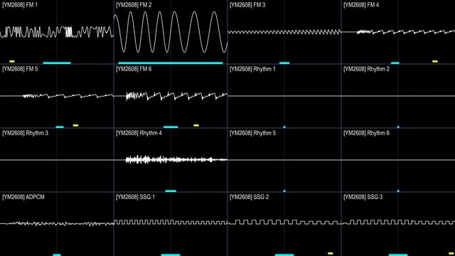 Ryu Takami - "F.N. [Five Knights]" (Grounseed, PC-98) [Oscilloscope Visualization] смотреть онлайн