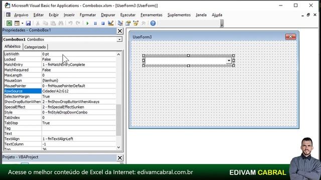 Combobox Como Carregar Várias Colunas em um Combobox no Excel смотреть онлайн