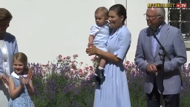 Crown Princess Victoria celebrates birthday in Solliden смотреть онлайн