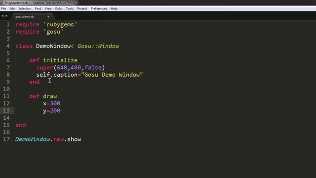 Ruby 2D Game Development library Gosu смотреть онлайн