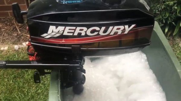 Test running my Mercury 3.3HP Outboard Motor
