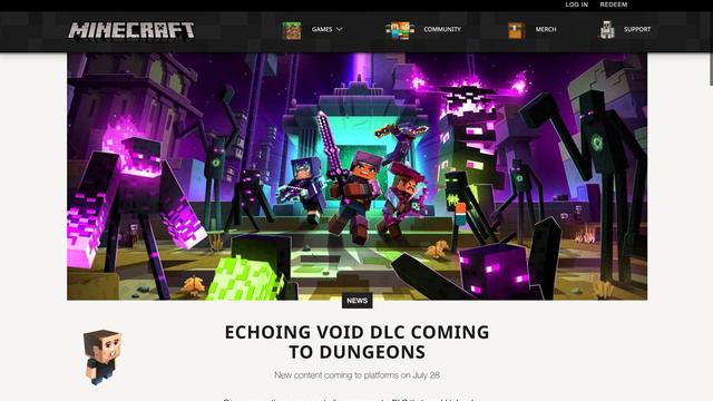 NEW ECHOING VOID DLC Announcement and Breakdown - Minecraft Dungeons смотреть онлайн