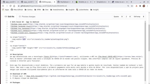 Adicionando Imagens e Gifs no Readme - Github 2/3 смотреть онлайн
