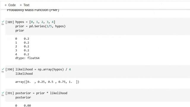 Очень простой код в Python для расчета байесовых вероятностей. #python, #bayesian , #байес смотреть онлайн