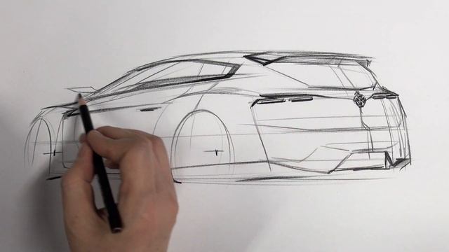 Car Design Sketch (How to sketch a car) смотреть онлайн