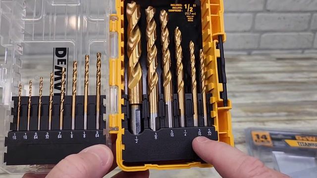 I LOVE DEWALT Titanium Drill Bit Set 14 Piece DW1354 HOW DOES TOUGHCASE PLUS CONNECTABLE CASE WORK смотреть онлайн