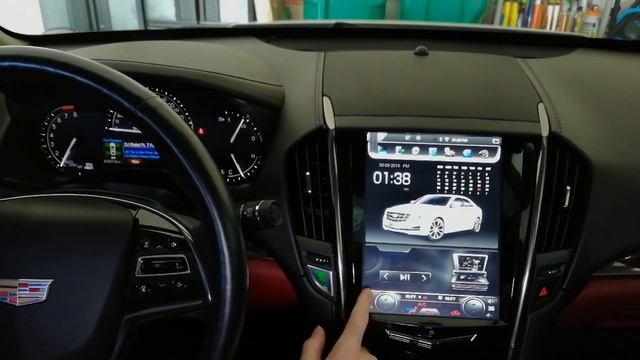 Tesla Style Head Unit Review in my 2017 Cadillac ATS смотреть онлайн