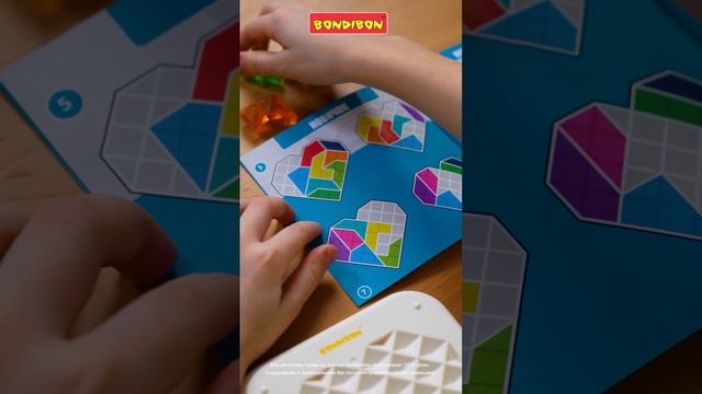 Соберите разноцветное IQ-сердце от Bondibon