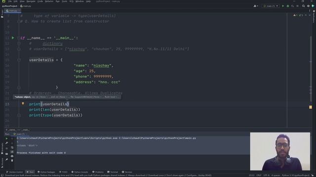 Dictionary in Python // how to create dictionary // python tutorial in Hindi смотреть онлайн