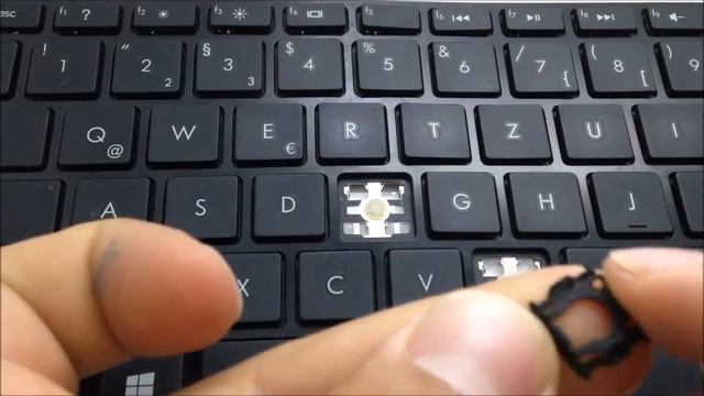How to Fix Replace Keyboard Keys Tutorial Installation HP Pavilion Sleekbook 15 смотреть онлайн