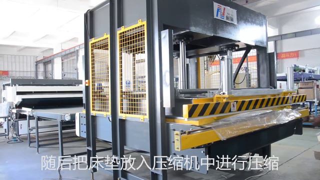 NG-17R automatic mattress compression and rolling package machinery смотреть онлайн