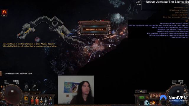 [POE CLIPS] ALK DOWN KALANDRA DEATH #1 | ALKAIZERX