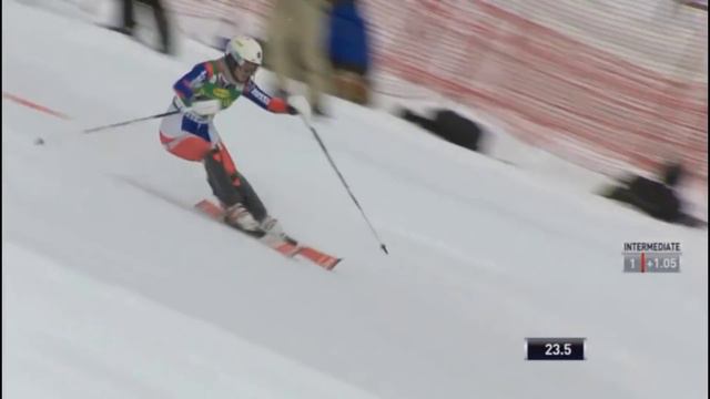 Ксения Алопина, 1 попытка. Crans Montana смотреть онлайн