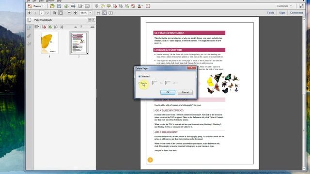Adobe Acrobat How To Delete Pages
