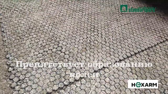 Натурные испытания газонной решётки Hexarm от Standartpark смотреть онлайн