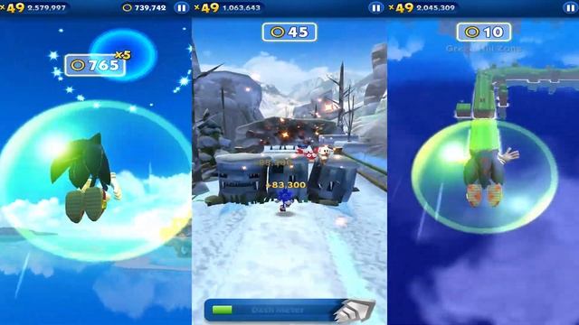Sonic Dash - Sonic.EXE vs Dark Sonic vs Sonic vs All Bosses Zazz Eggman - All Characters Unlocked смотреть онлайн