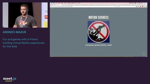Andrzej Mazur - Fun and games with A-Frame - building Virtual Reality … - meet.js Summit 2017 смотреть онлайн