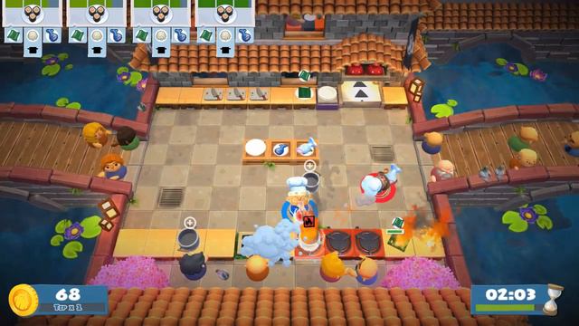 Overcooked 2 | PC | 2 Player Gameplay смотреть онлайн