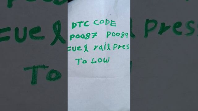 DTC Code P0087 P0089 Fuel Reil Pressure Too Low Kaise Kare Clear Or Kisi Kisi Cheez Pr Kare Kamvide