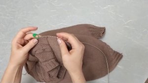 Мужской пуловер спицами | Подробный МК. Часть 2