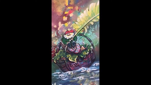 November 2020 Oracle Card Painting of the Month | The Sacred Journey смотреть онлайн