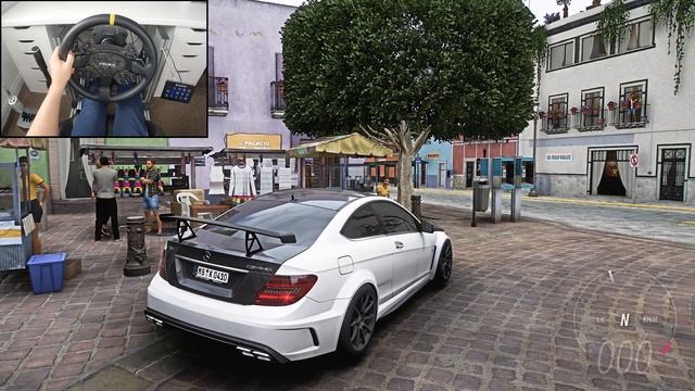 Rebuilding Mercedes C63 AMG - Forza Horizon 5 (Steering Wheel + Shifter) Gameplay смотреть онлайн