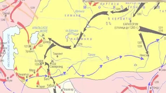 Образование Монгольского государства и завоевательные походы Чингисхана Урок 21 смотреть онлайн