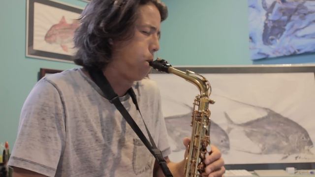 Lights - Ellie Goulding Cover on Saxophone смотреть онлайн