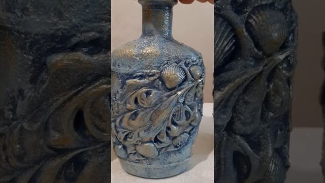 Декупаж коньячных бутылочек 2020 05 10. смотреть онлайн