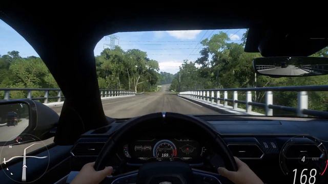 Forza Horizon 5|Lambo Urus|Realistic Steering Wheel Driving Logitech Momo Racing pt.2 смотреть онлайн