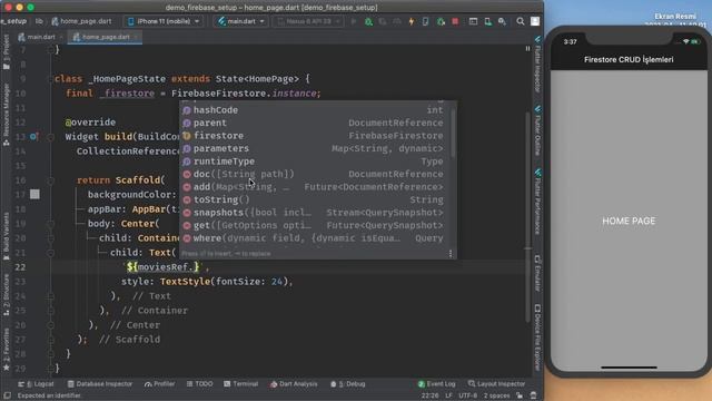 Flutter: Firebase Firestore #2. Referans yapısı смотреть онлайн