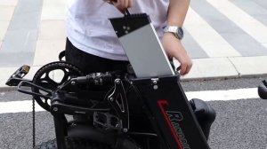 RANDRIDE YX20 1000W Foldable Ebike Fat Tyre Full Suspension Max Speed 50 km/h