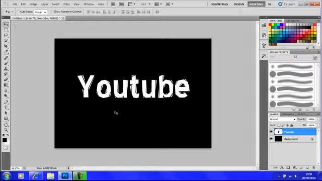 Adobe Photoshop CS5 | Radioactive Text смотреть онлайн