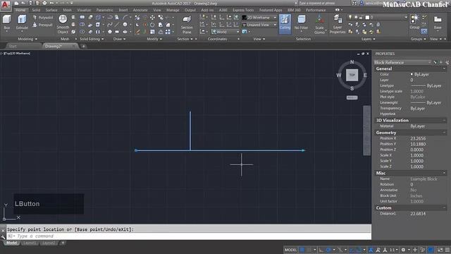 Autocad Tutorial Dynamic Block Stretch In Two Direction смотреть онлайн