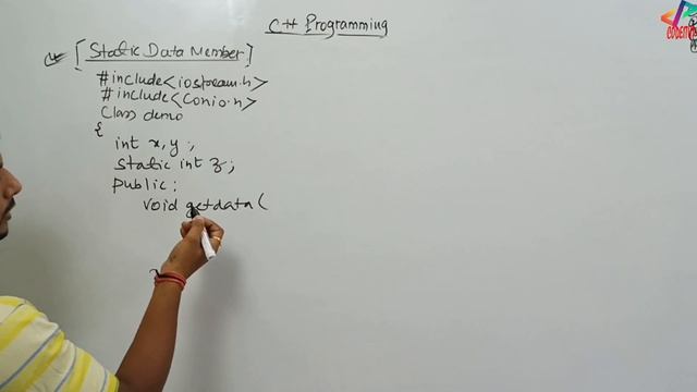 Static Data Member in C++ | C++ Programming | In Hindi смотреть онлайн