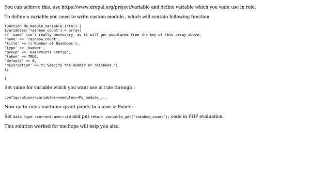 Drupal: How to use variables in a PHP evaluation in a rule? (2 Solutions!!) смотреть онлайн