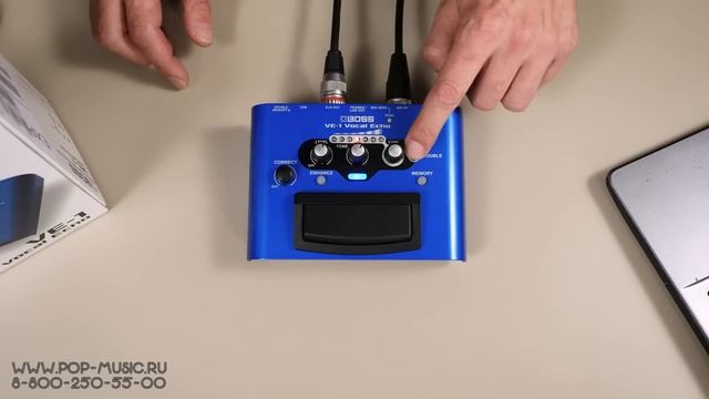 Вокальный процессор BOSS VE-1 Vocal Echo смотреть онлайн