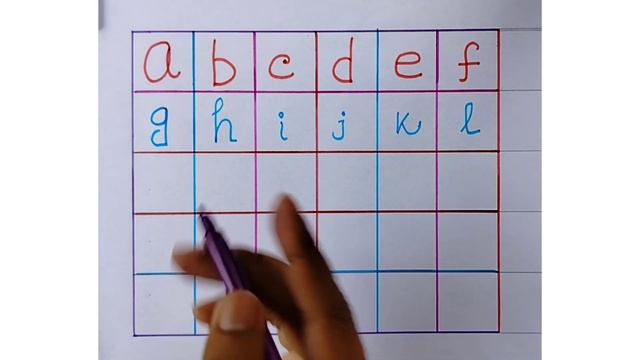 How to Write Small Letters | ABCD Writing in Small Letter | Water Colour ABCD Drawing смотреть онлайн
